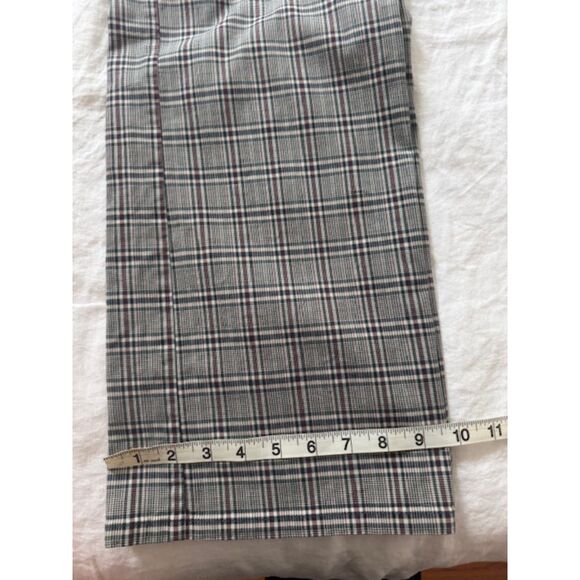 Elevenses Anthropologie Plaid wide leg pants, size 6 - Picture 5 of 6